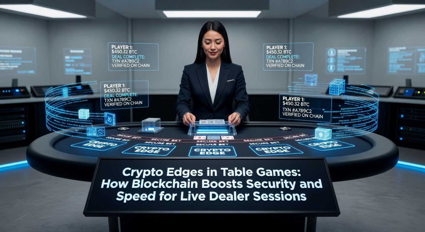 Blockchain-Dashboard während einer Live-Baccarat-Session, das Echtzeit-Transaktionen und Sicherheitsprotokolle anzeigt